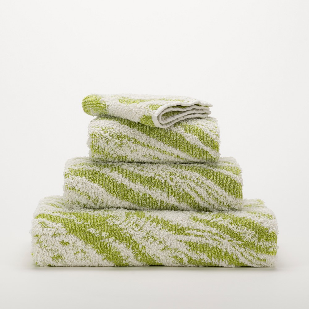 Fogo Egyptian Cotton Towels 165 by Designer Abyss & Habidecor in Apple Green